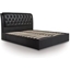 Picture of Ottoman Bed| Double| Black| Modern Style