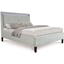Picture of Standard Bed| Double| Light Grey| Contemporary Style