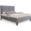 Picture of Standard Bed| King Size| Dark Grey| Contemporary Style