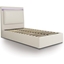 Picture of Ottoman Bed| Single| White| Contemporary Style