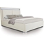 Picture of Ottoman Extra Storage Bed| Double| White| Contemporary Style