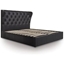 Picture of Ottoman Bed| Double| Black| Contemporary Style