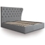 Picture of Ottoman Bed| Double| Dark Grey| Contemporary Style