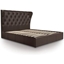 Picture of Ottoman Bed| King Size| Brown| Contemporary Style
