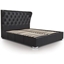 Picture of Ottoman Extra Storage Bed| King Size| Black| Contemporary Style