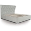 Picture of Ottoman Extra Storage Bed| King Size| Light Grey| Contemporary Style