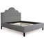 Picture of Standard Bed| Double| Dark Grey| Traditional Style