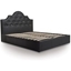 Picture of Ottoman Bed| King Size| Black| Traditional Style