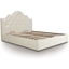 Picture of Ottoman Bed| King Size| White| Traditional Style