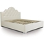 Picture of Ottoman Extra Storage Bed| King Size| White| Traditional Style