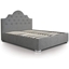Picture of Ottoman Extra Storage Bed| King Size| Dark Grey| Traditional Style