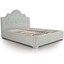 Picture of Ottoman Extra Storage Bed| King Size| Light Grey| Traditional Style
