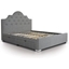 Picture of Four Drawer Bed| King Size| Dark Grey| Traditional Style