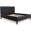 Picture of Standard Bed| King Size| Black| Modern Style