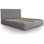 Picture of Ottoman Bed| Double| Dark Grey| Modern Style