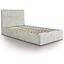Picture of Ottoman Bed| Single| Light Grey| Contemporary Style