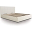 Picture of Ottoman Bed| King Size| White| Contemporary Style