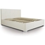 Picture of Ottoman Extra Storage Bed| King Size| White| Contemporary Style