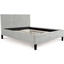 Picture of Standard Bed| Double| Light Grey| Traditional Style