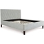 Picture of Standard Bed| Double| Light Grey| Contemporary Style