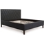 Picture of Standard Bed| King Size| Black| Contemporary Style