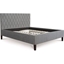Picture of Standard Bed| King Size| Dark Grey| Contemporary Style