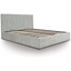 Picture of Ottoman Bed| Double| Light Grey| Contemporary Style