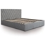 Picture of Ottoman Bed| King Size| Dark Grey| Contemporary Style