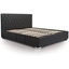 Picture of Ottoman Extra Storage Bed| Double| Black| Contemporary Style