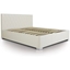 Picture of Ottoman Extra Storage Bed| King Size| White| Contemporary Style