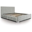 Picture of Four Drawer Bed| King Size| Light Grey| Contemporary Style