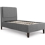 Picture of Standard Bed| Single| Dark Grey| Contemporary Style