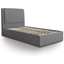 Picture of Ottoman Bed| Single| Dark Grey| Contemporary Style