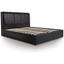 Picture of Ottoman Bed| King Size| Black| Contemporary Style