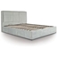 Picture of Ottoman Bed| King Size| Light Grey| Contemporary Style