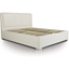 Picture of Ottoman Extra Storage Bed| King Size| White| Contemporary Style