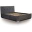 Picture of Four Drawer Bed| Double| Dark Grey Velour| Contemporary Style