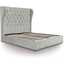 Picture of Ottoman Bed| King Size| Light Grey| Contemporary Style