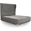 Picture of Ottoman Extra Storage Bed| King Size| Dark Grey| Contemporary Style