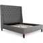 Picture of Standard Bed| Double| Dark Grey| Contemporary Style