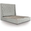 Picture of Ottoman Bed| King Size| Light Grey| Contemporary Style