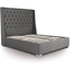Picture of Ottoman Extra Storage Bed| King Size| Dark Grey| Contemporary Style