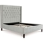 Picture of Standard Bed| King Size| Light Grey| Contemporary Style