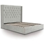 Picture of Ottoman Bed| King Size| Light Grey| Contemporary Style