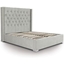 Picture of Ottoman Extra Storage Bed| Double| Light Grey| Contemporary Style