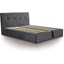 Picture of Ottoman Bed| King Size| Dark Grey Velour| Modern Style