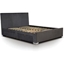 Picture of Four Drawer Bed| Double| Dark Grey Velour| Traditional Style